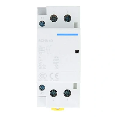 Image of Home AC Contactor, 2P 40a Household Din Rail Current Contactor 1No1Nc Low Power Consumption 50/60Hz(220V/230V)