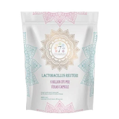 Image of 7C Lactobacillus Reuteri 30 High Strength L Capsules 6B CFU Probiotic per Serving Supplement Non GMO, Gluten &amp; Allergen Free Made in The UK