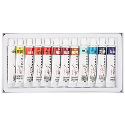 Image of Yasutomo Chinese Watercolors Set 12 Colors