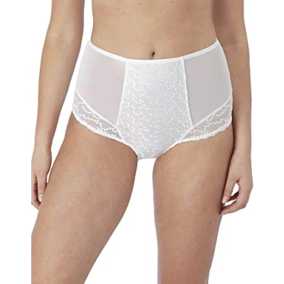 Image of Fantasie Womens Ana High Waist Brief White Polyamide Size Small