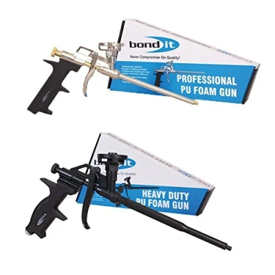Image of 12 x Bond It Heavy Duty Chrome Expanding Foam Gun Applicator PU Professional