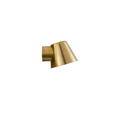 Image of Nordlux Outdoor wall light Aleria, 1 x GU10, brass, seawater resistant