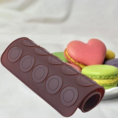 Image of V VAPE 53 Cavity Silicone Macaroon Pastry Cake Macaron Pad Oven Baking Mould Sheet Mat