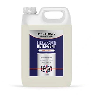 Image of McKLords Dishwasher Detergent, 5 Litre, Clear