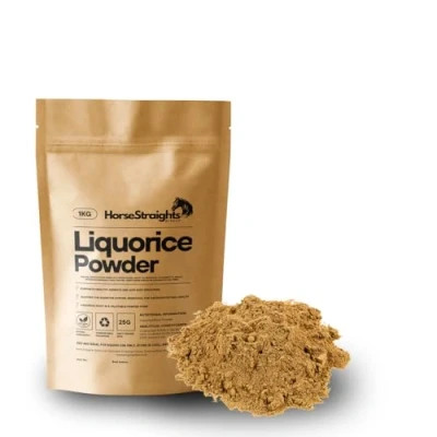Image of Horse Straights Direct Liquorice Powder Equine Supplement Promotes Healthy Airways and Digestion