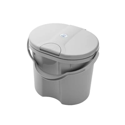 Image of Rotho Babydesign Baby Diaper Pail TOP Recycled (Plastic) Gray