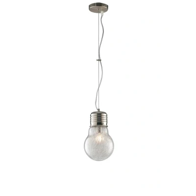 Image of LAMPD Ribbon Pendant Ceiling Light Chrome 120x30x38cm