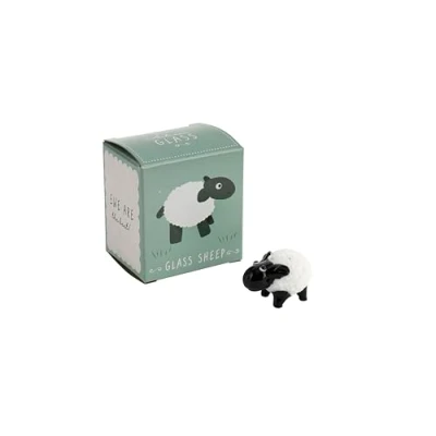 Image of CGB Giftware Miniature Glass Sheep Ornament in Gift Box HD359
