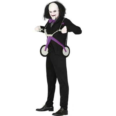 Image of FIESTAS GUIRCA, S.L. Billy Saw with Tricycle costume for men