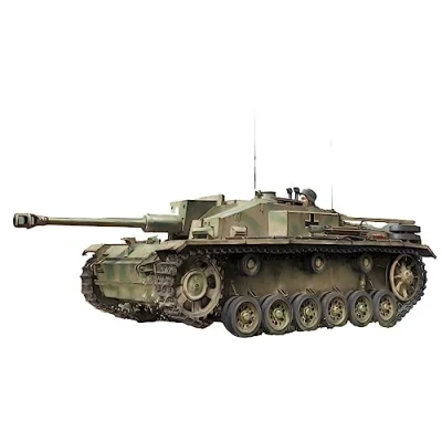 Image of TAKOM TAK8015 StuG III AUSF. F Late Production with 3&quot; L48 1:35 Scale Plastic Model Kit Char 1 35 Flash