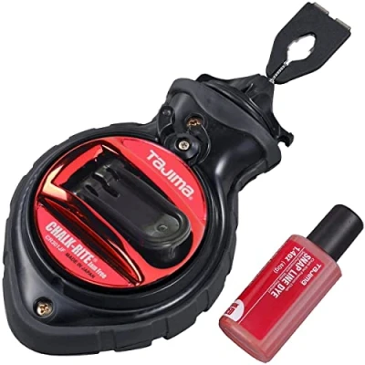 Image of Tajima Chalk Line Rite Jam Free Special Edition with Extra Bold 1mm Snap &amp; Five Gear Quick Retrieval CR301JF CP
