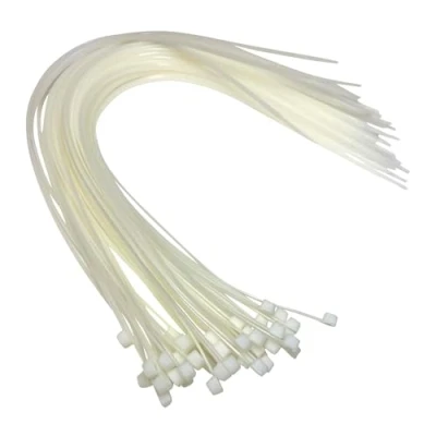 Image of Cable Ties 450mm x 4.8mm 17.7&quot; Extra Long Tie Wraps Nylon Zip (50, Natural)