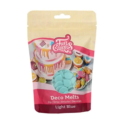 Image of FunCakes Deco Melts Light Blue, AZO Free, 250 g