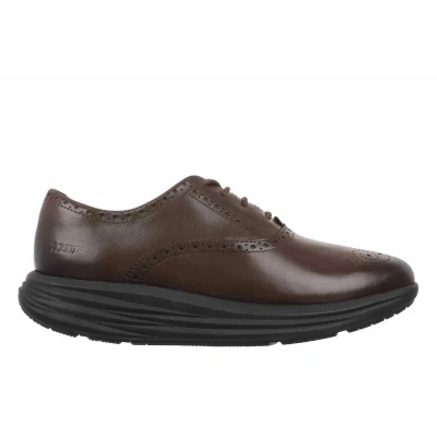Image of MBT Oxford Wing 3 Man shoes color:Dk Brown size:42