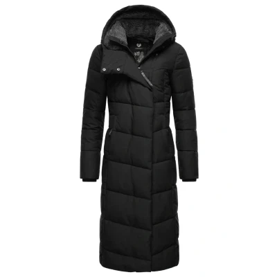 Image of Ragwear Pavla LONG Winter coat, Women&#039;s, Size: Small, Black
