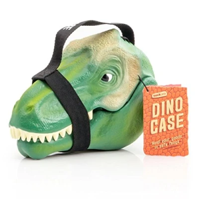 Image of Suck UK Dinosaur Lunch Box Kids Bag Toy &amp; Storage Gifts for Boys Novelty Snack Boxes Or Toddler Packed