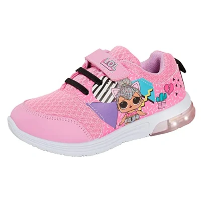 Image of LOL Surprise Dolls Girls Light Up Trainers Pink EU 26 / UK8.5