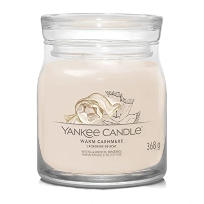 Image of Yankee Candle Signature Scented Ocean Air Medium Jar with Double Wicks Soy Wax Blend Long Burning Perfect Gifts for Women