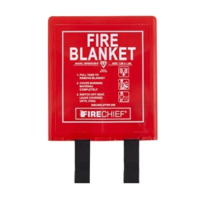 Image of Firechief Bpr2/K100 P Fire Blanket, Rigid Case, 1.2 M x M, Red