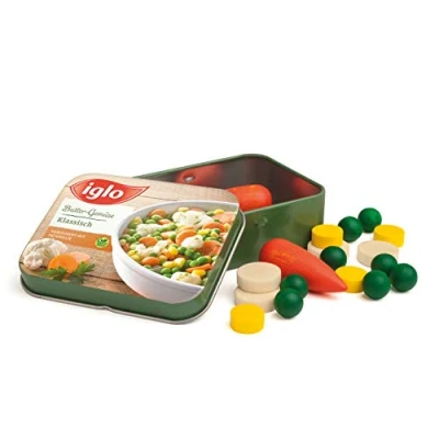 Image of Erzi 18441 Vegetables Igloo Toy in a Tin, Multicoloured