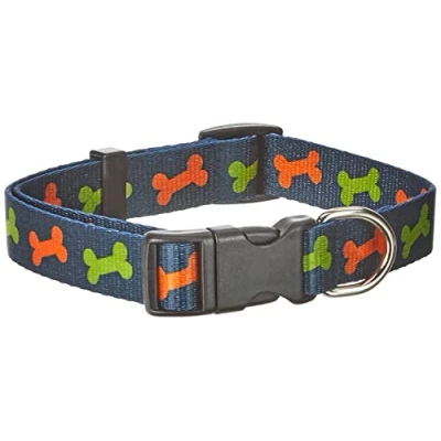 Image of Rosewod Bone Dog Collar, 14 20 inch