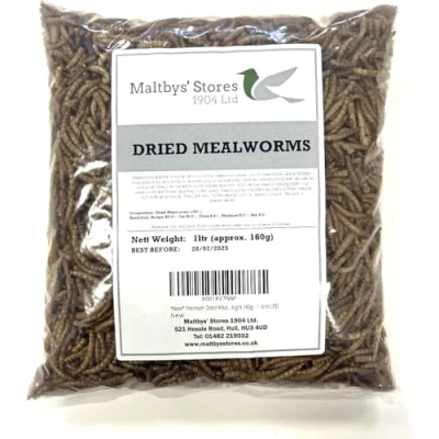 Image of *NEW* Premium Dried Mealworms, 6L Bag Wild Bird Food LPD