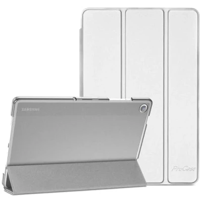 Image of ProCase Smart Case for Galaxy Tab A9+ Plus 11 Inch 2023 SM X210 X215 X216 X218, Slim Stand Hard Back Shell Protective Tablet Cover Folio Silver