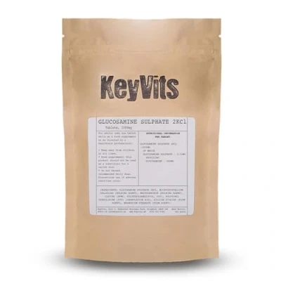Image of KeyVits Glucosamine Sulphate 1500 mg 2KCl, 365 Tablets (1 Year Supply), High Strength 1500mg
