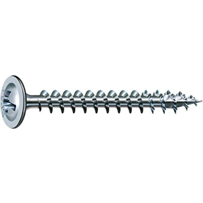 Image of Spax Universal Photo Frame Screw Phillips Z 4Cut, Fully Threaded Back Blank, galvanised, A2J 0281010350172., 281010400202