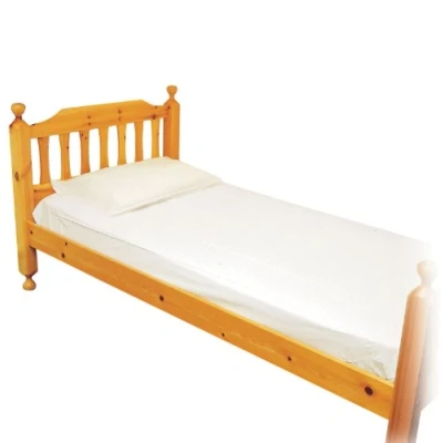Image of Homecraft PVC Single Waterproof Mattress Protector, Clear and Fitted Elasticated Incontinence Protection Mattress, Sheet Securely Fits To Bed, for Children &amp; Adults (Eligible VAT relief in the UK)