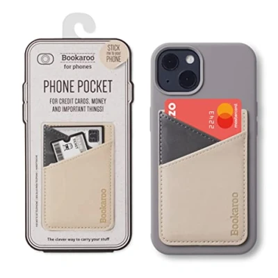 Image of IF Bookaroo Phone Pocket Cream