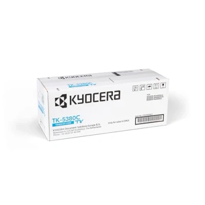 Image of Kyocera TK 5380C Toner Cyan Printer Compatible with PA4000cx, MA4000cix and MA4000cifx. Original Cartridge for up to 10,000 Pages