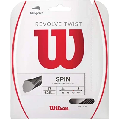 Image of Wilson Revolve Twist 17 Red Tennis String gauge set