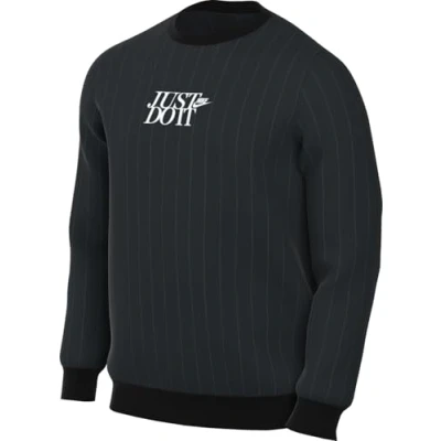 Image of Nike Sportswear CLUB CREW Sweatshirt, Men&#039;s, Size: Medium, Black/white