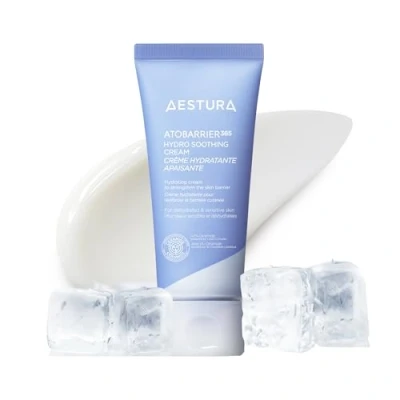 Image of AESTURA ATOBARRIER365 HYDRO SOOTHING Cream Lightweight Gel Facial Moisturizer for Oily and Sensitive Skin Dermatologist Tested 60mL