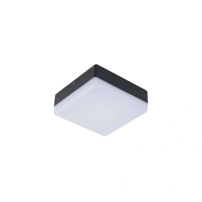 Image of LED Ceiling Light Outdoor &#039;Thilo&#039; with Motion Detector (Modern) in White (1 Source,) from Lucande