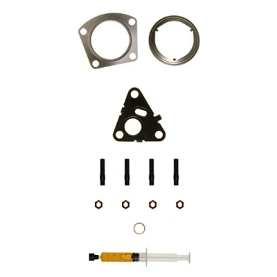 Image of 070145701N Mounting Kit, charger AJUSA JTC11488 with studs, syringe oil gaskets/seals VOLKSWAGEN: Transporter 5, 5 Bus
