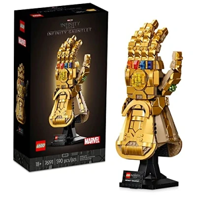 Image of LEGO Marvel Infinity Gauntlet 76191 Collectible Building Kit; Thanos Right Hand Model with Stones (590 Pieces)