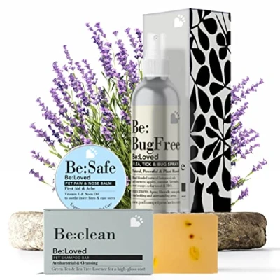 Image of Be:Loved Be:Adventurous Pet Bundle for Big Days Out and Exploring with Furry Friends, Tested on Humans, Natural Grooming Care Essential Oil Soothing Ingredients, Made in the UK (Set of 3)