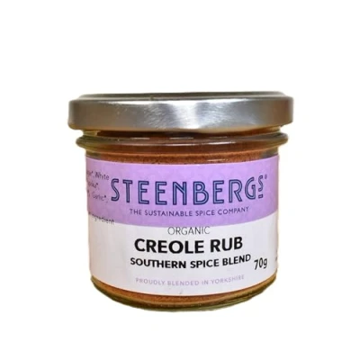 Image of Steenbergs Organic Creole Rub Seasoning Standard Jar 70g