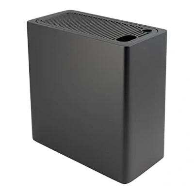 Image of Rockingham Forge Universal Knife Block, Extra Large Storage Block with 28 Slots, Black,KB 6824BK