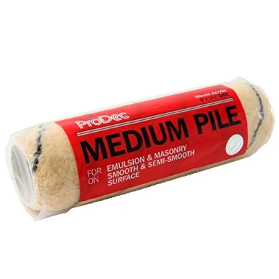 Image of 6 x ProDec Tiger Stripe Paint Rollers 9 Inch Woven Roller Sleeve Refills