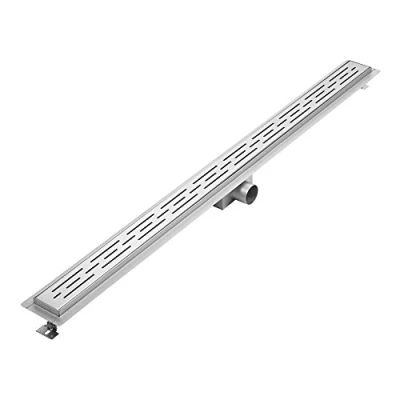 Image of Milano Linear Brushed Stainless Steel Shower Drain Grate 1200mm
