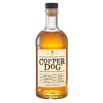 Image of Copper Dog Speyside Blended Malt Scotch Whisky 40% vol 70cl Combination of 8 Single Malts Notes Spice Fruit &amp; Vanilla Best Served Neat or in Cocktails