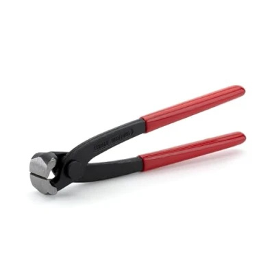 Image of Bates Nail Puller, Red, 8 Inch, Remover Tool, Cutting Pliers, Carpenter Tools, Staple Puller End Pulling, Nippers Tool