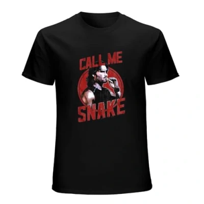 Image of Escape from New York Call Me Snake Plissken T Shirt Mens Unisex Black Tees M