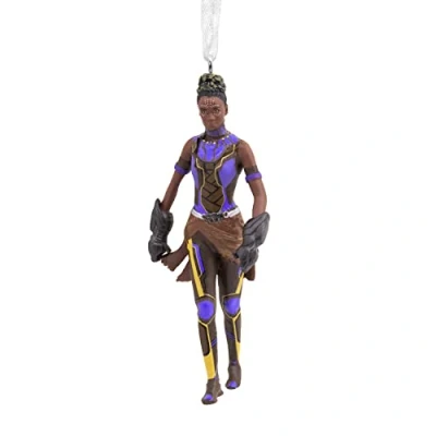Image of Hallmark Marvel Black Panther Shuri Christmas Ornament
