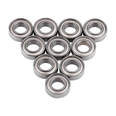 Image of Hilitand 10 Pcs/Set 688ZZ Ball Bearings Mini Metal Bearing Double Shielded Deep Groove 8x16x5mm