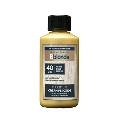 Image of Jerome Russell Bblonde Cream Peroxide, 40 Volume, 12% Lifts 8 9 Levels, 75ml