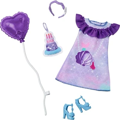 Image of Barbie Clothes, Preschool Toys, My First Fashion Pack, Mermaid Theme Birthday Accessories, Easy Dress Up, Party Supplies